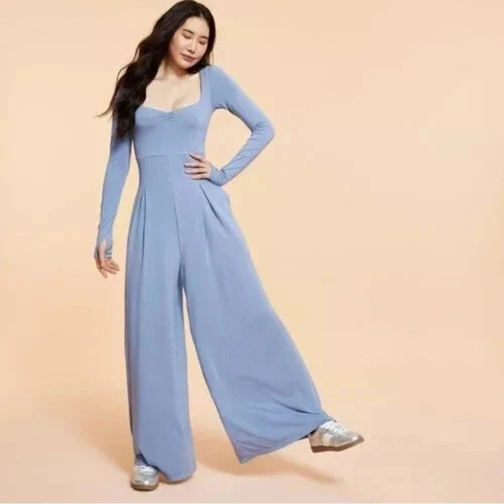 Elegant Blue Women's Jumpsuit